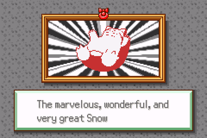 A painting of Snow