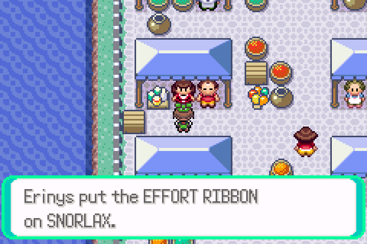 Snow receiving effort ribbon