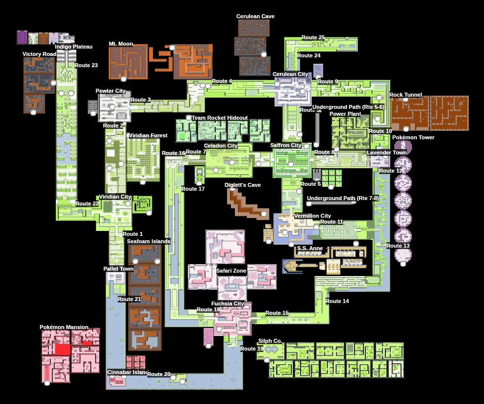 A screen capture of the Pokémon Completion site