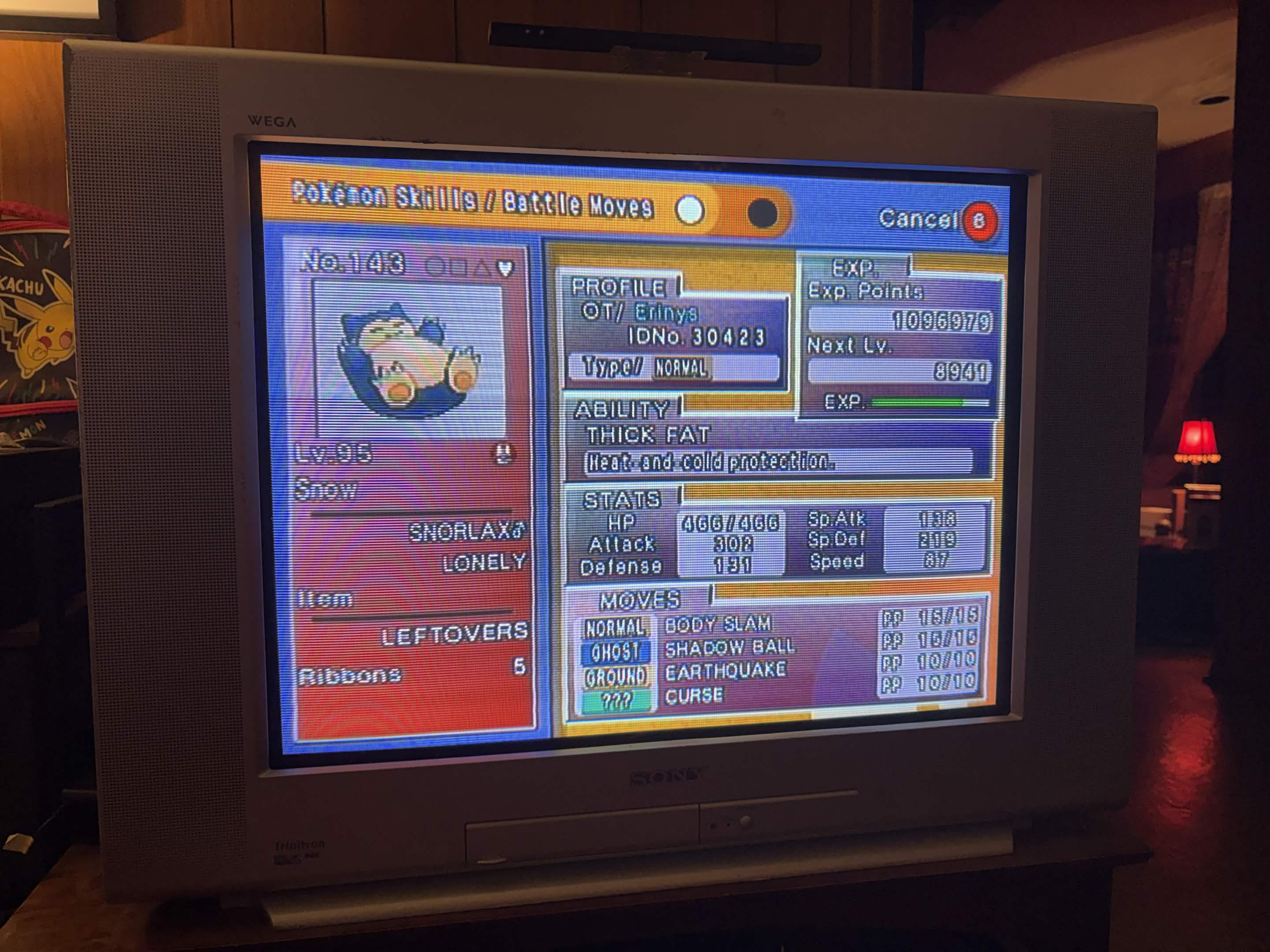 Snow's stat sheet in Box