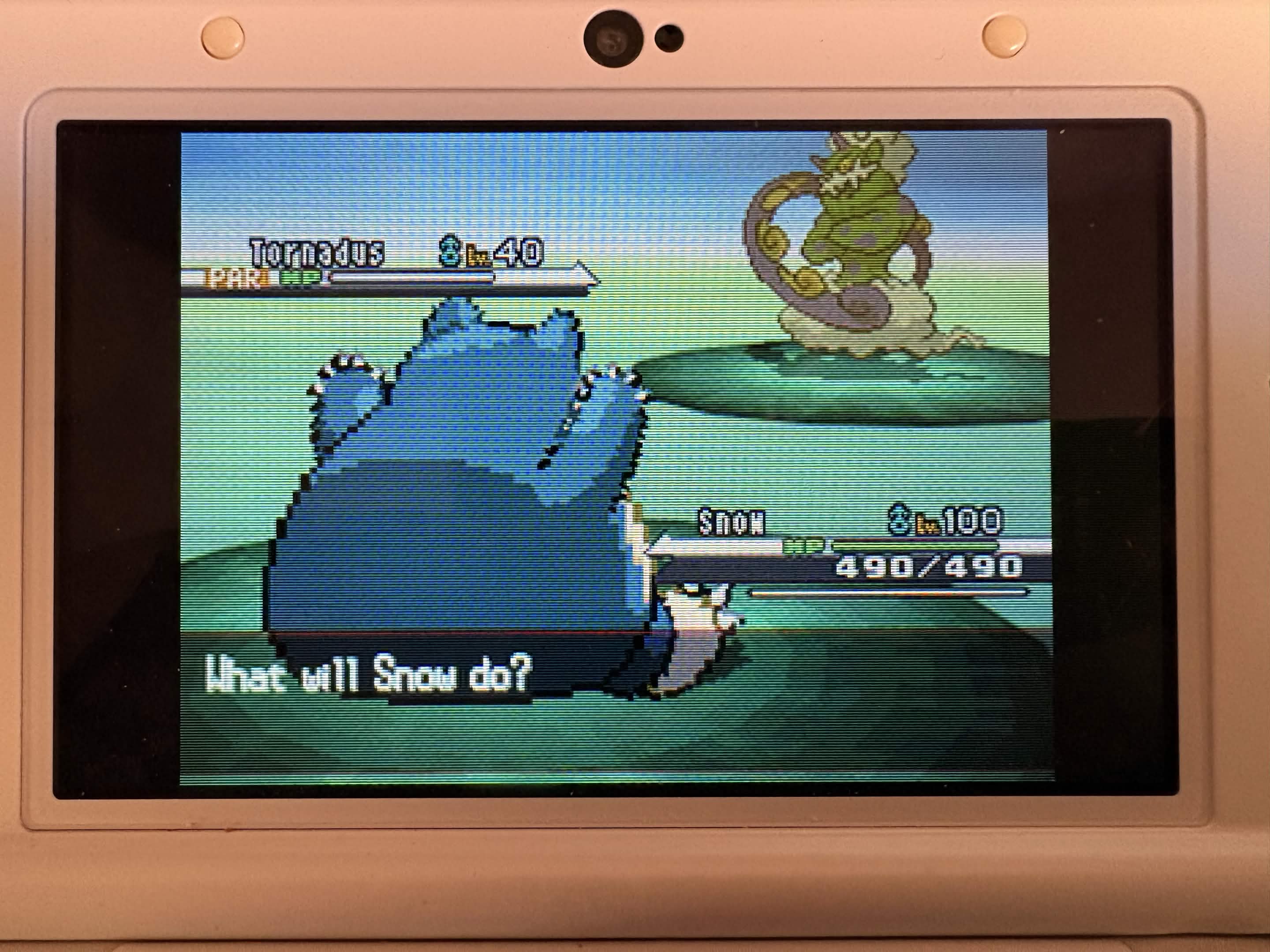 Snow befriending Tornadus