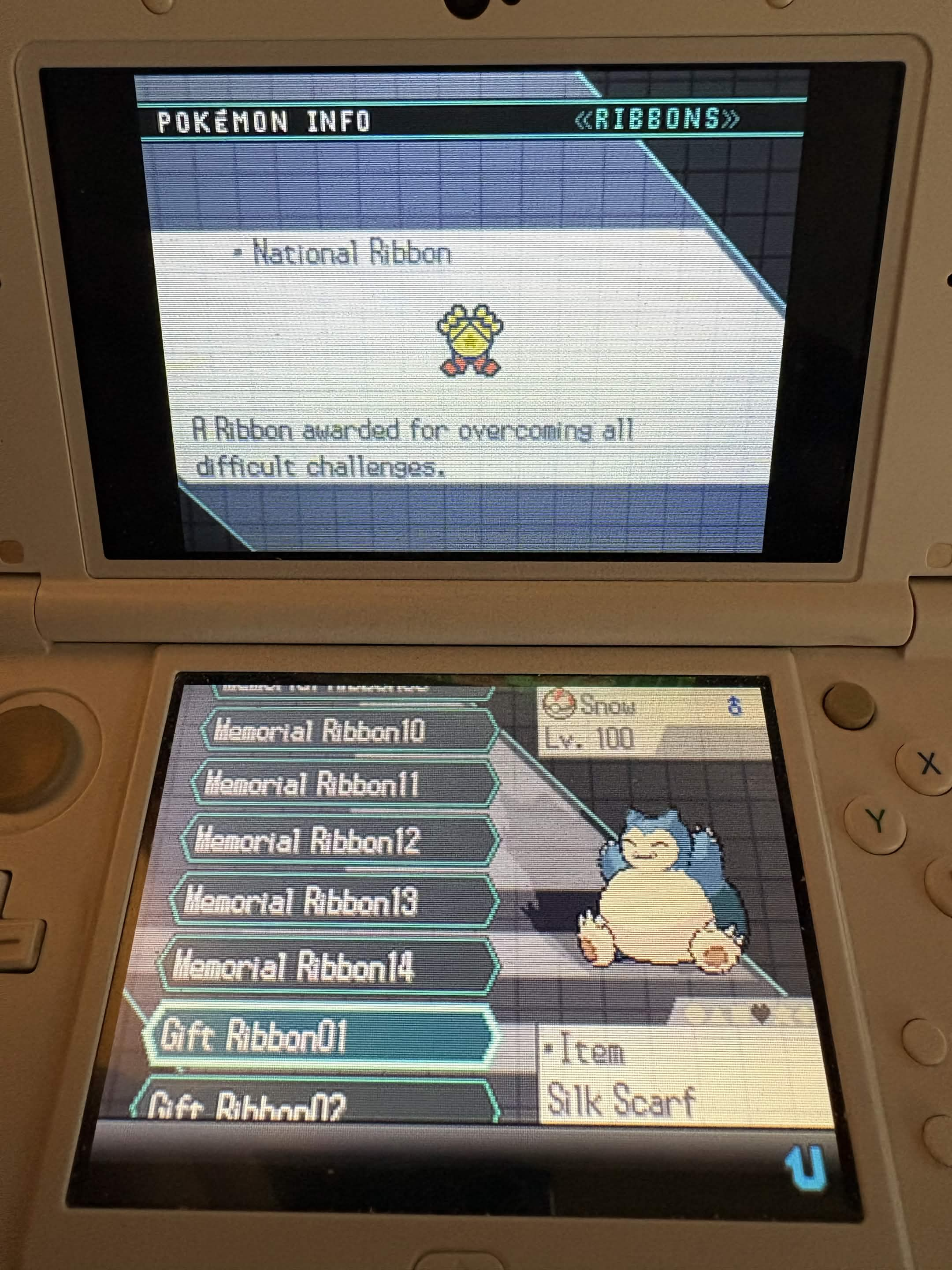 Snow's stats in Unova