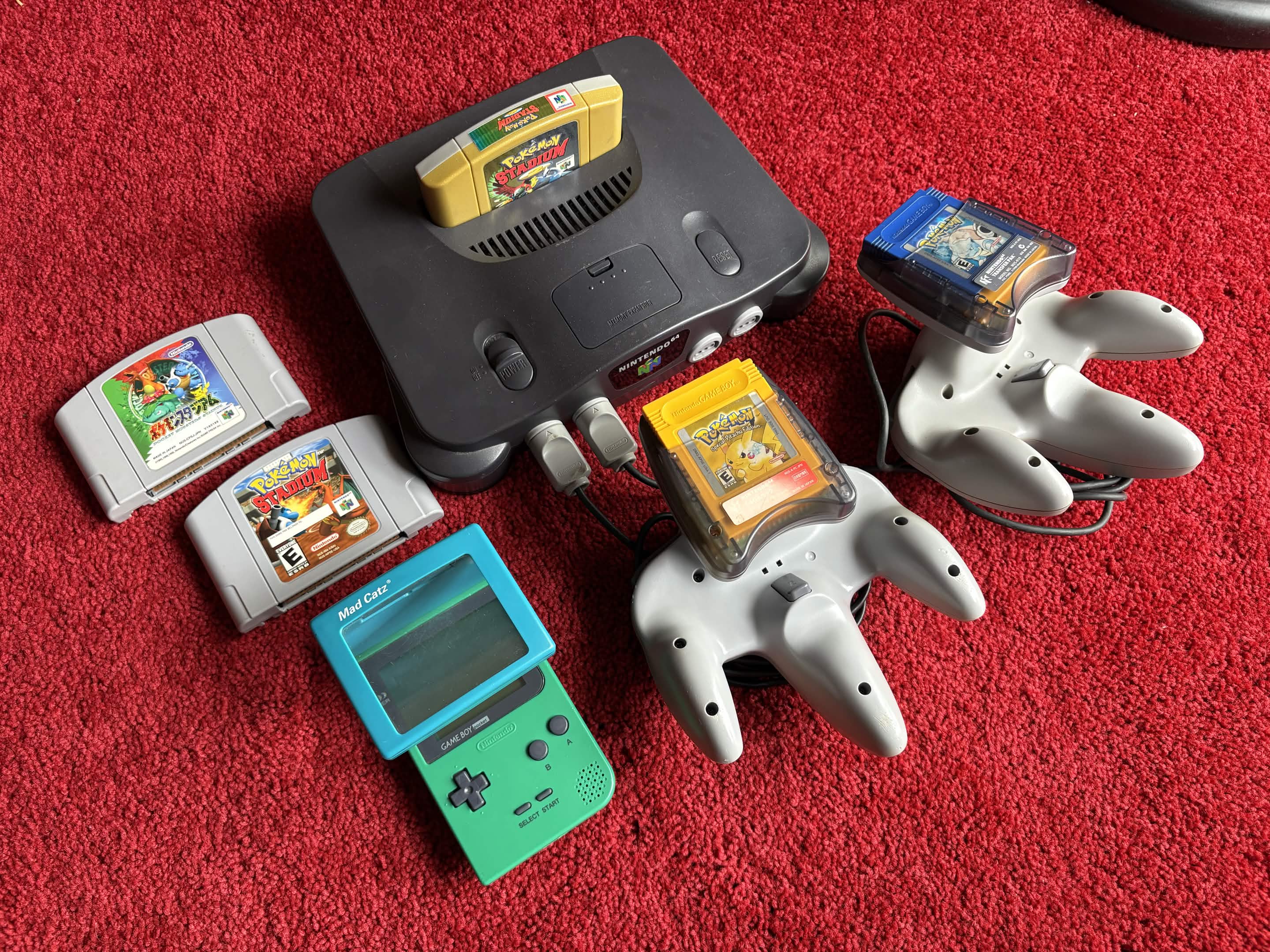 A photo of a collection generation one hardware