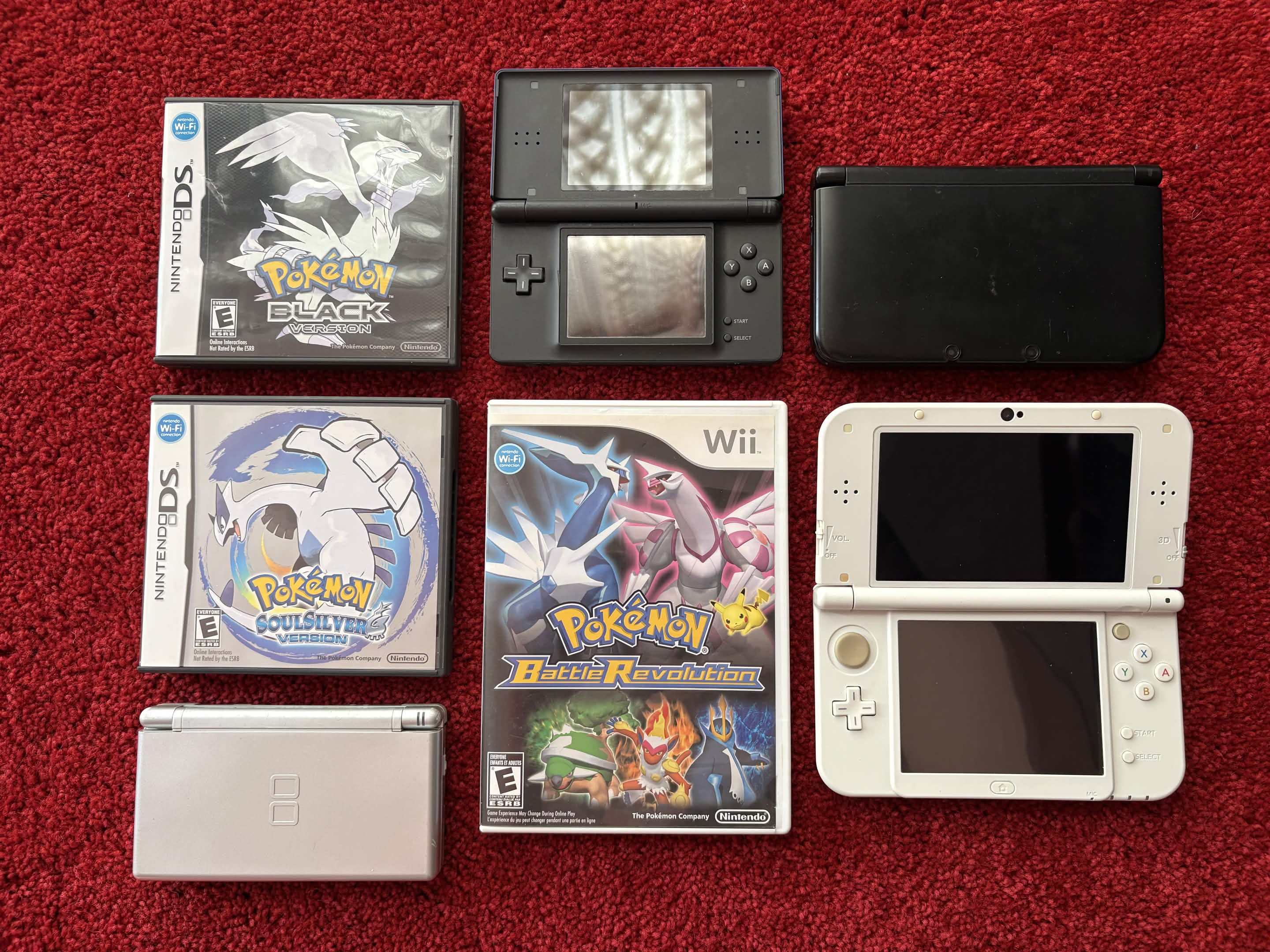 A photo of several generation five titles