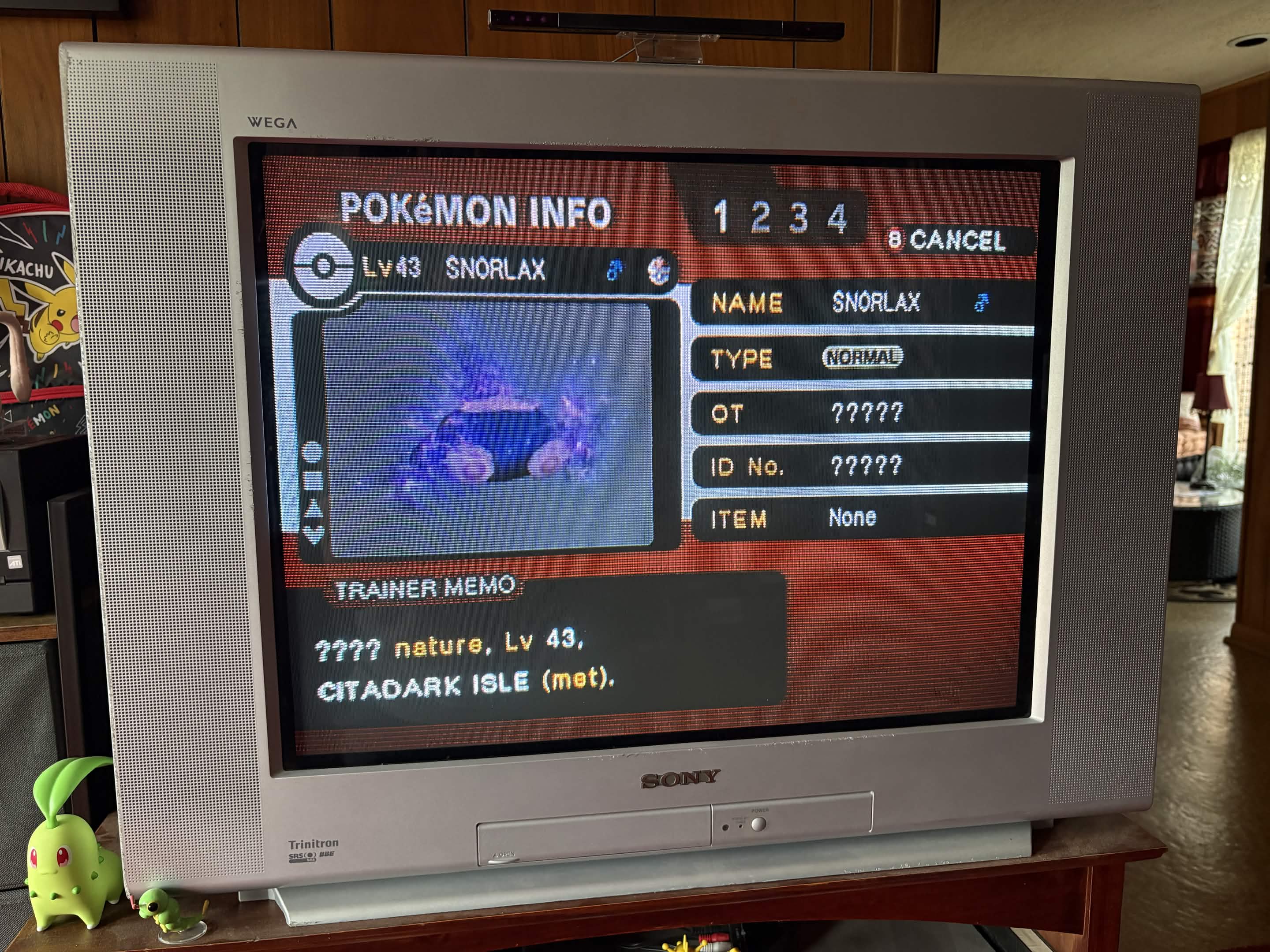 A photo of Shadow Snorlax in Pokémon XD